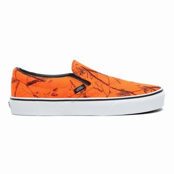 Férfi Vans Realtree Xtra® x Vans Classic Slip-on Cipő VA0653491 Barna Camo